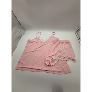 pink  women's sleepwear size large